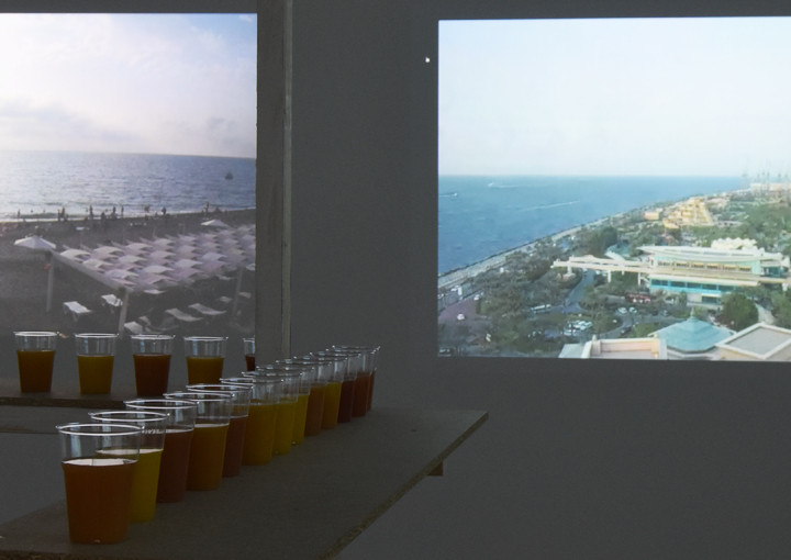 chasing sunsets video installation